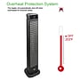 Good Housekeeping 750-Watt 5120 BTU Portable Ceramic Oscillating Tower Heater, Black (KPT-76B)~#|#~00250B50-28E0-4B6B-8B266ACA758492B4_sc7