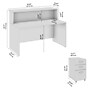 Bush Business Furniture Arrive 60"W Reception Desk with Shelf and Mobile File Cabinet, Mocha Cherry (ARV002MR)~#|#~0030F612-FFDD-4B2D-A6EC001234FA628D_sc7