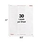 Staples Laser/Inkjet Address Labels, 1" x 2 5/8", Clear, 30 Labels/Sheet, 10 Sheets/Pack, 300 Labels/Box (ST18086-CC)~#|#~00342FD1-A0B7-42F7-8623B3172A7F5489_sc7