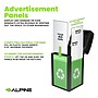 Alpine Industries GS Series Steel Recycling Bin, 80 Gallon, Green (ALP471-40-GSCM-MK)~#|#~0034E0CA-668E-4426-87BA336045791D78_sc7