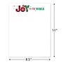 Great Papers! Joy to the World Christmas Letterhead, 8.5" x 11", 80 Sheets/Pack (2026023)~#|#~0035DB3A-3F86-4852-A75D6C90D915166D_sc7