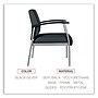 Alera metaLounge Series Polyurethane Guest Chair, Black (ALEML2319)~#|#~00389149-80AA-4175-87B1753EAD26AC3B_sc7