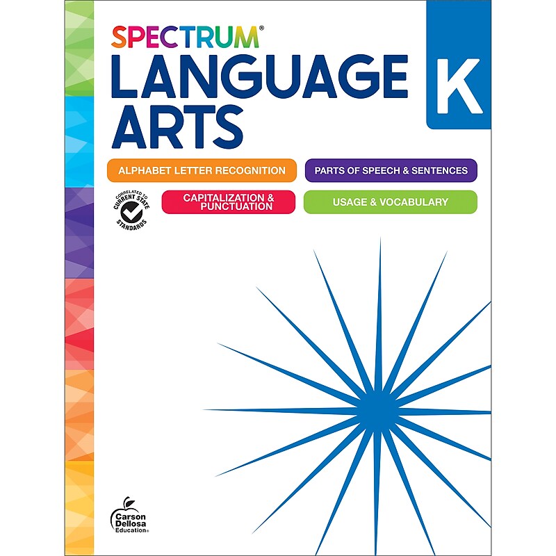 Carson-Dellosa Spectrum Language Arts Workbook, Grade K image 1