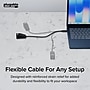 Plugable Universal USB-C to Dual USB-A 2.0 Splitter, Male to Female/Female, Black (USBC-2PORT)~#|#~003F395F-7BD2-4544-84012AAAA76A62E6_sc7