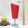 Creekwood Home Chrome Slanted 12.4" LED Table Lamp, Red (CWT-1012-RE)~#|#~0041564D-F8F1-4DD4-8E68722F84DC06CB_sc7