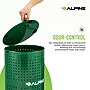 Alpine Industries Steel Pet Waste Disposal Bin with Odor Control Lid, 13.5 Gallon, Green (ALP4005-01)~#|#~0041AFB0-AED0-4866-B86AA0C36AAD0638_sc7
