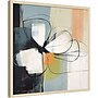 Amanti Art Floral Abstraction Serenity I by Irena Orlov Wood Framed Wall Art Print, 25"W x 25"H (A42679015769)~#|#~00443BEA-0000-4CC4-B1A566AD566F617E_sc7