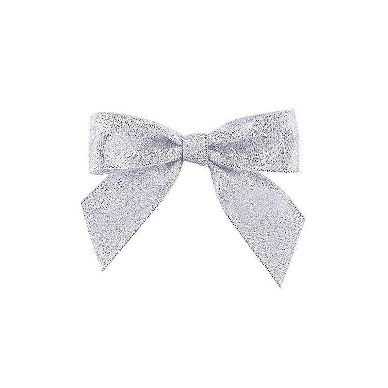 JAM Paper Ribbon, Silver Shimmer, 100/Pack (52640349255) image 1