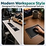 Purely MP93 PU Leather Mouse Pad with Anti-Slip Aluminum Alloy Base, Black (PCCMP93BK)~#|#~0049C3A9-9746-45CB-A0F5E058A2AC41EB_sc7