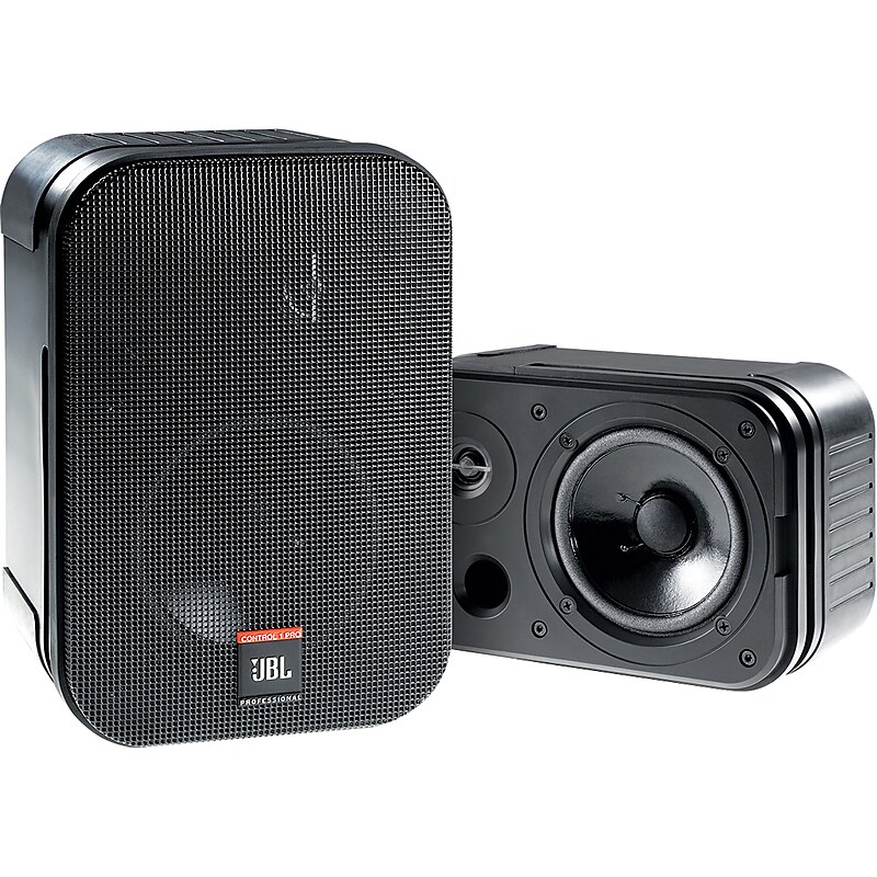 JBL Control 1 Pro Two-Way Compact Loudspeaker System, Black (C1PRO) image 1