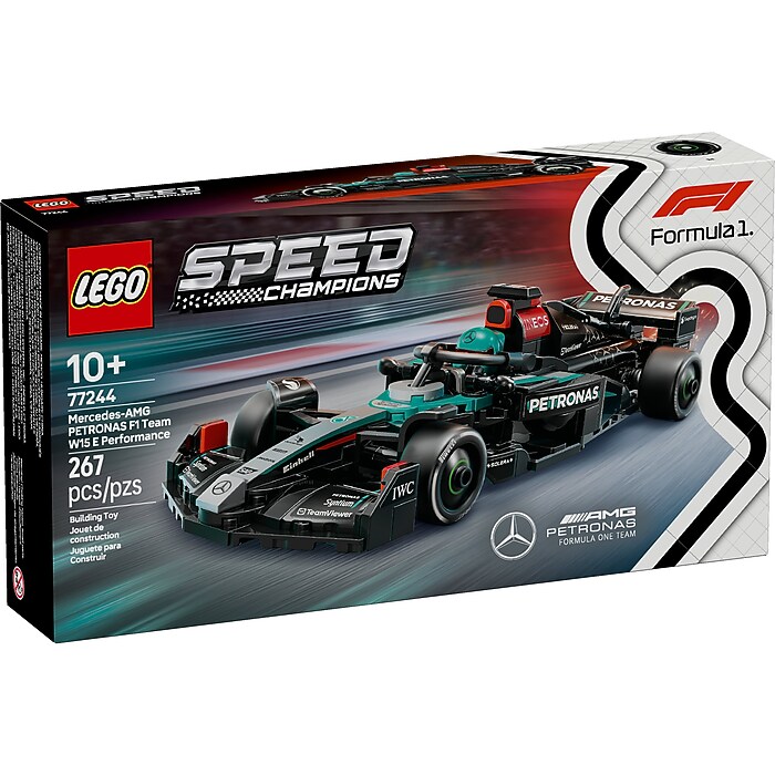 LEGO Speed Champions Mercedes-AMG F1 W15 Race Car, 267 Pieces
