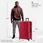InUSA Vasty 33.86" Hardside Suitcase, 4-Wheeled Spinner, TSA Checkpoint Friendly, Grey (IUVAS00XL-GRE)~#|#~005401AB-1D3A-411C-853E3AC8A345E4BF_sc7