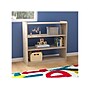 Flash Furniture Bright Beginnings 3-Section Open Storage Unit, 24.5"H x 31.5"W x 11.75"D, Brown (MK-KE23971-GG)~#|#~005630B3-C785-449F-A0FD0D2EC3C9722D_sc7