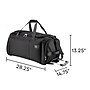 Skyway Luggage Sigma 7.0 28" Polyester Telescoping Travel Duffel with Wheels, Black (177-28-001-RDF)~#|#~005DA91F-FAA5-4B09-80E2D69B47B85DAA_sc7