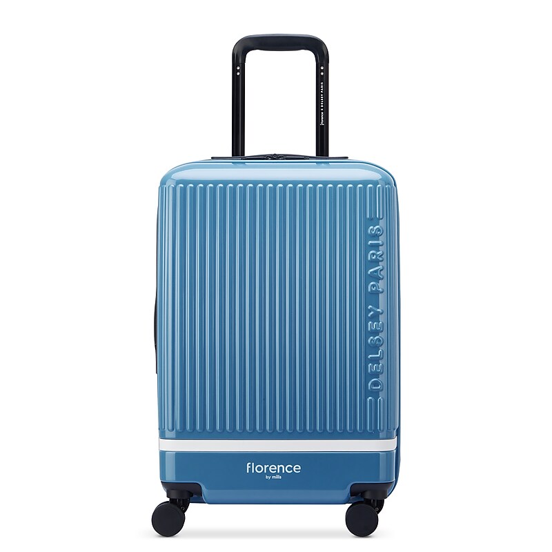 Delsey x Florence by Mills Spin me Away 20" Hardside Carry-On Suitcase, 4-Wheeled Spinner, Light Blue (F4398180572) image 1