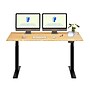FlexiSpot E7COMMERCIAL 60''W Electric Height Adjustable Standing Desk, Bamboo/Black(E7BCOM6030-LBZB)~#|#~006A5AC0-F462-42AC-8684426C0A72C8FD_sc7