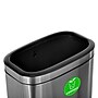 Alpine Industries 10.5 Gallon Indoor Compost Bin, Stainless Steel (470-40L-CO)~#|#~006BA191-9E60-4DB7-8AE4BF7363695566_sc7