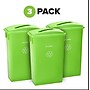 Alpine Industries Polypropylene Recycling Bin, 23 Gallon, Lime Green , 3/Pack (ALP4778-4-LGRN-3)~#|#~006BE925-DC4F-44EB-A222FAD9B119EB65_sc7