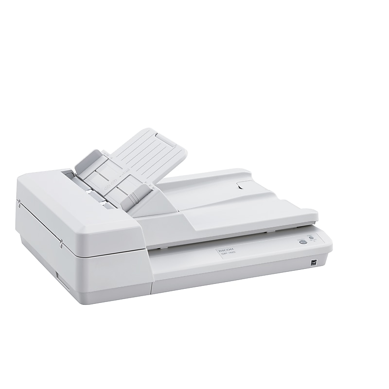 RICOH SP-1425 PA03753-B005 Duplex Flatbed Document Scanner, White image 1