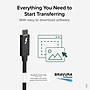 Plugable Windows Transfer Cable 6.6ft (2m) with Bravura Software, TBT 3 / 4 USB4 (TBT-TRAN)~#|#~007055BF-4255-4EAF-94C65C5EB97146DE_sc7