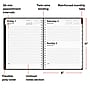 2027 Staples 8" x 11" Daily Appointment Book, Plastic Cover, Black (ST21487-27)~#|#~0071E926-0129-43B1-AA4D9D2206ECFA4B_sc7