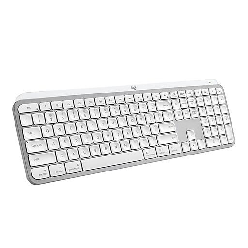 Logitech MX Keys S For Mac Wireless Keyboard, Pale Gray (920