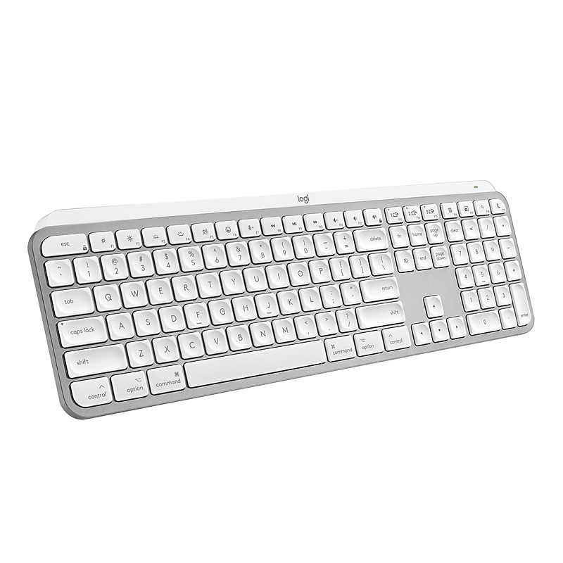 Logitech MX Keys S Wireless Keyboard, Pale Gray (920-011622) image 1