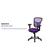 Flash Furniture Nicholas Ergonomic Mesh Swivel Mid-Back Multifunction Executive Office Chair, Purple (HL0001PUR)~#|#~007A2590-675E-4859-A4BC965F426D5EB7_sc7