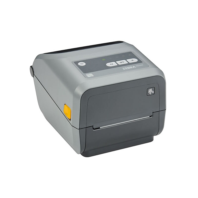 Zebra ZD4A042-301M00GA-B ZD421 Thermal Transfer Label Printer, USB & Bluetooth, Gray image 1