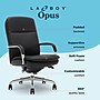 La-Z-Boy Opus Ergonomic Bonded Leather Swivel Executive Chair, Black and Chrome (CCHR10015D)~#|#~007F2173-8FC6-421F-A97B40508CB43E02_sc7