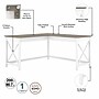 Bush Furniture Key West 60" L-Shaped Desk with Mid-Back Tufted Office Chair, Shiplap Gray/Pure White (KWS045G2W)~#|#~0083004C-1BE9-4894-BEA8546A9313B0E3_sc7