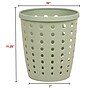 Staples Plastic Trash Can, 2.8 Gallon, Sage Green, 3/Pack (ST63900)~#|#~008553E6-9D6A-4A85-A445D18CD06CBEF8_sc7