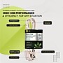 GoGreen Power 8' Extension Cord, 3-Outlet, 16 AWG, White (GG-19608)~#|#~00869A12-E7EB-4A4F-B428A3DA3452BBB7_sc7