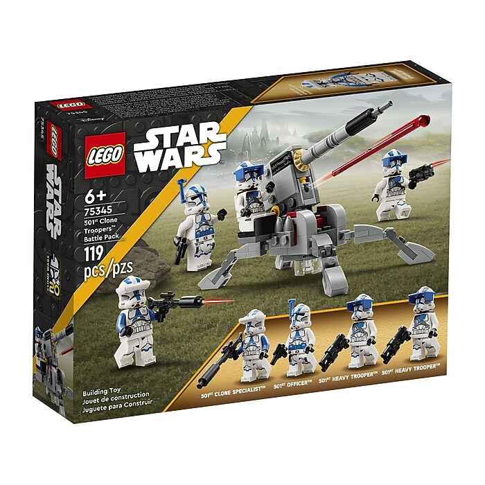 LEGO Star Wars 501st Clone Troopers Battle Pack Building Set (75345)