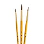 Princeton RealValue Short Handle Mixed Media Natural Camel Round Brush Set, 3/Set, 6 Sets/Bundle (PBXPR9100-6)~#|#~008C540A-55E3-45BF-863DAEE0BA9CEE18_sc7