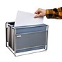 Mind Reader Metal File Organizer, Silver (BOXFILE-SIL)~#|#~008EAAAF-8379-4C55-9229514CBC5D67F4_sc7