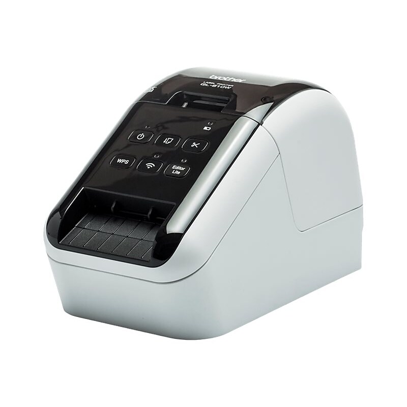 Brother Desktop Thermal Label Printer, Glossy Black/White (QL-810Wc) image 1