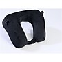 Brookstone Memory Foam Fleece Travel Pillow, Black (BNPM0002)~#|#~00943325-9E24-44E7-B96A5388ABEA21CB_sc7