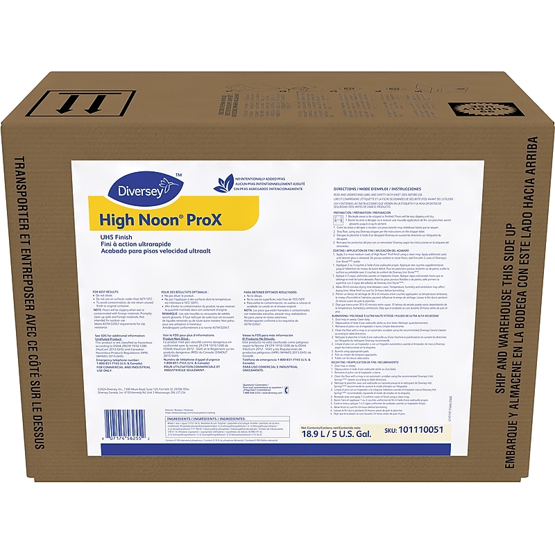 High Noon ProX UHS Floor Finish, 5 Gal. (5104829) image 1
