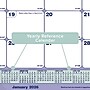 2026 Brownline Classic 17.75" x 10.875" Monthly Desk Pad Calendar, Blue/White (C181700)~#|#~00997715-988A-427B-B68F039AEA0B91BE_sc7