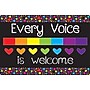 Ashley Productions Smart Poly Non-Skid Computer Mouse Pad, Every Voice is Welcome Here, 6/Pack (ASH12500-6)~#|#~009F7069-B10F-41DC-84BC6CBF79AC86C5_sc7