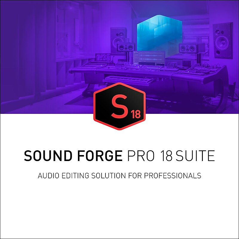 Magix SOUND FORGE Pro 18 Suite for 1 User, Windows 10 & 11, Download (639191550843) image 1
