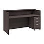 Bush Business Furniture Arrive 72"W Reception Desk with Shelf and Mobile File Cabinet, Storm Gray (ARV005SG)~#|#~00A7CB36-7BF0-4BFB-97C40FAE27893BC2_sc7