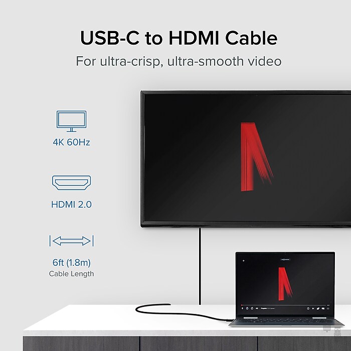 Cable Adaptador Usb C A Hdmi Uhd 4k / 2k @ 60hz Vention