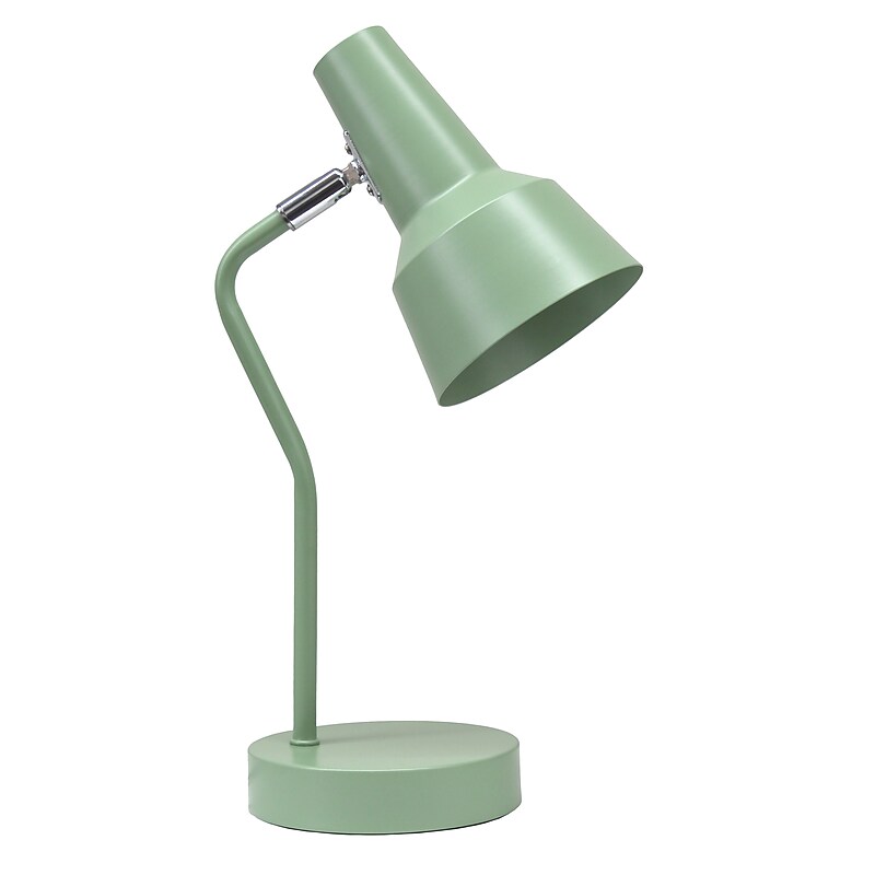 Simple Designs Sleek Essentials LED Desk Lamp, 15.2", Sage Green (LD1078-SGE) image 1