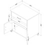 South Shore Axess Printer Cart on Wheels, Royal Cherry (9052691)~#|#~00AF94AF-9116-4BD3-A8BAFF6614FEE9F5_sc7
