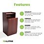 Alpine Industries Food Service Trash Can Enclosure, 32 Gallon, Mahogany (ALP476-DH-MA)~#|#~00B009F2-CE4B-45F6-A7558E0A76876285_sc7