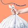 Perk™ 13 Gallon Kitchen Trash Bag, 28" x 24", Low Density, 0.9 mil, White, 80 Bags/Box (PK56749)~#|#~00B100C4-6D2C-40B0-AA7B96DFD0E74094_sc7