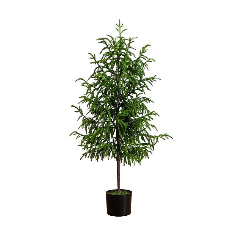 Nearly Natural Artificial Norfolk Pine Tree, 4' (T4708) image 1