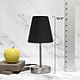 Creekwood Home Nauru 10.50" LED Table Lamp, Sand Nickel/Black (CWT-2007-BK)~#|#~00B60396-282A-4848-9773EA507814283B_sc7